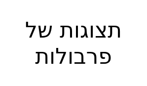 תצוגות של פרבולות